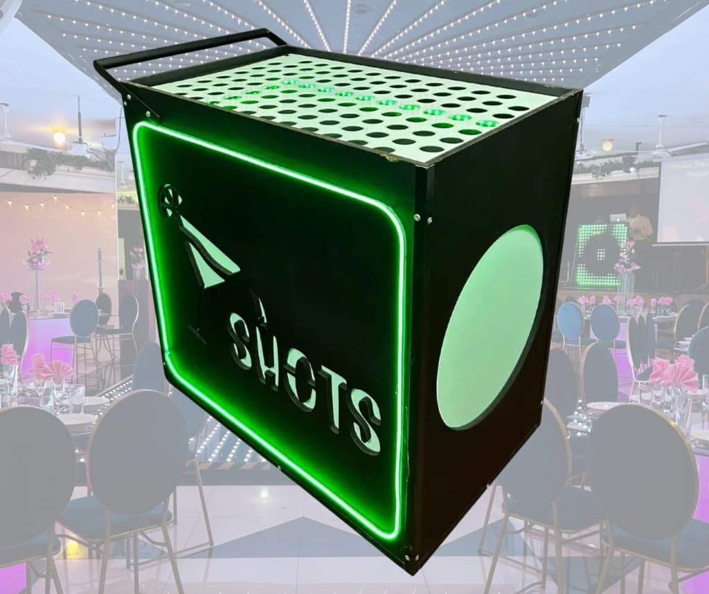 Carrito de Shots: Animación y sabor para encender la pista de baile